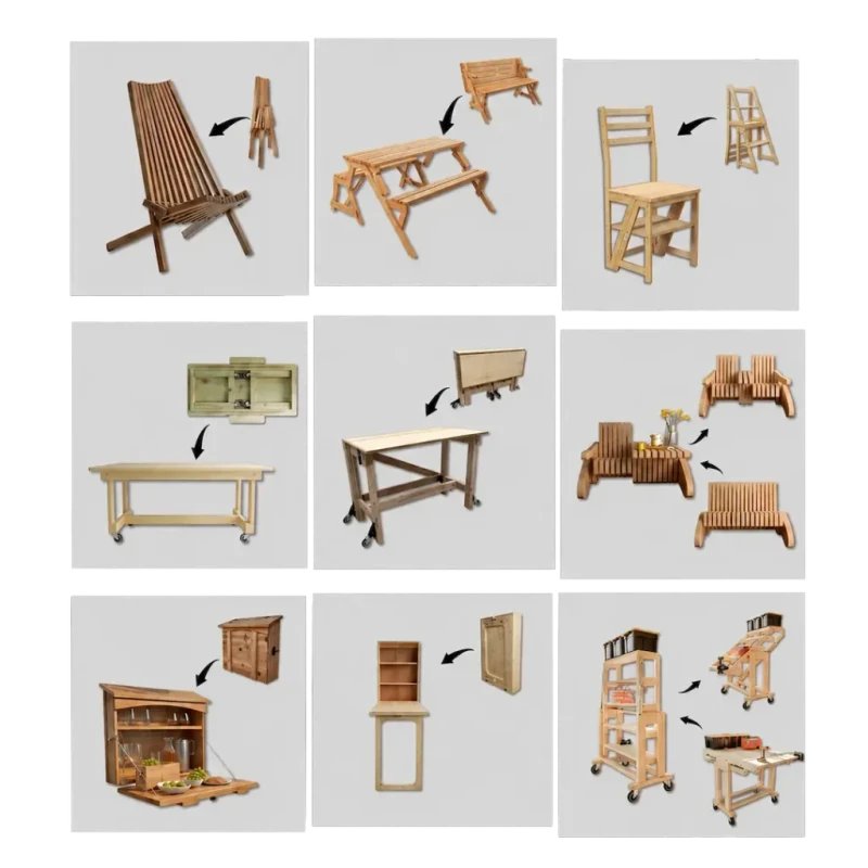 Mueble multifuncional inteligente